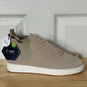 NEW NWT SONOMA cream color slip on shoe bootie loafer Ortholite eco size 7 ankle